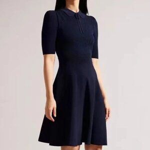 Ted Baker Navy Dress